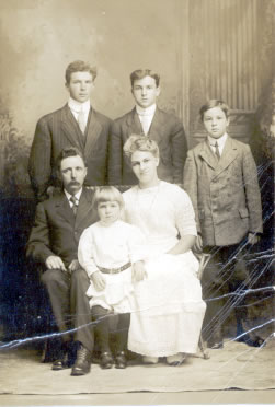 John Henry Drake  with his entire family.