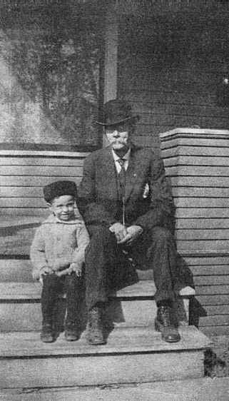 Theodore Drake with grandson Charles Drake in 1919 